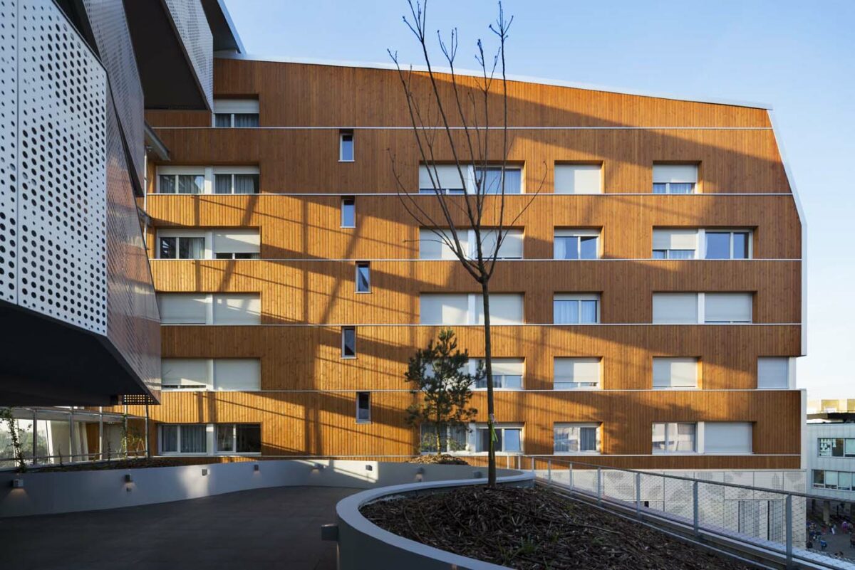 Ilôt K la Cerisaie - Fresnes I Bardage en douglas ignifugé BIME® I Woodenha Industries