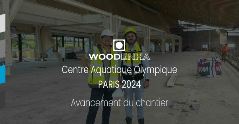 Avancement du chantier de la piscine olympique à Paris