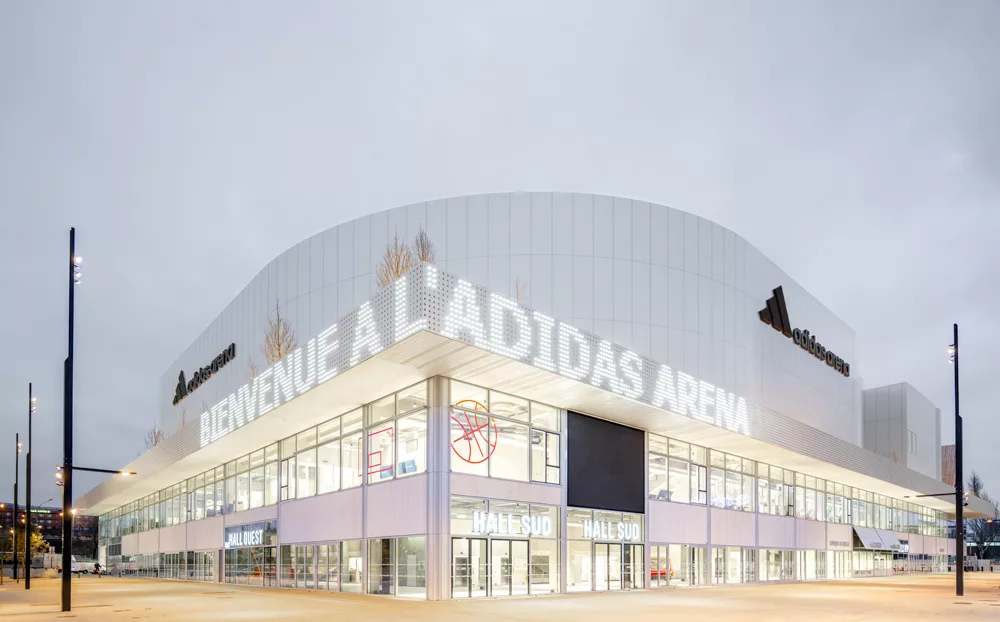 Adidas Arena Paris - Bardage BIME® Woodenha Industries