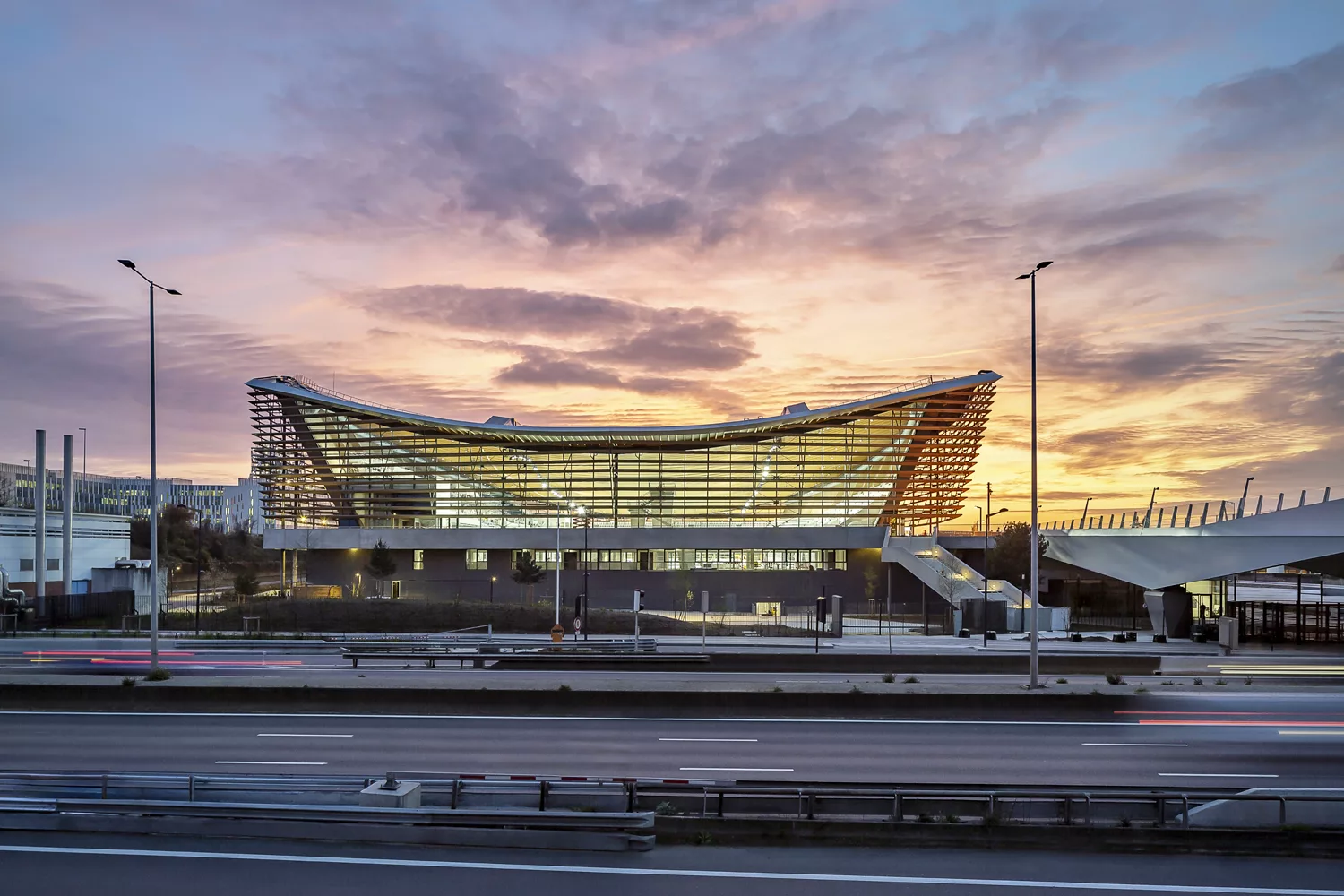 Centre Aquatique Olympique - CAO - Architecte : Atelier 2/3/4 - Woodenha Industries
