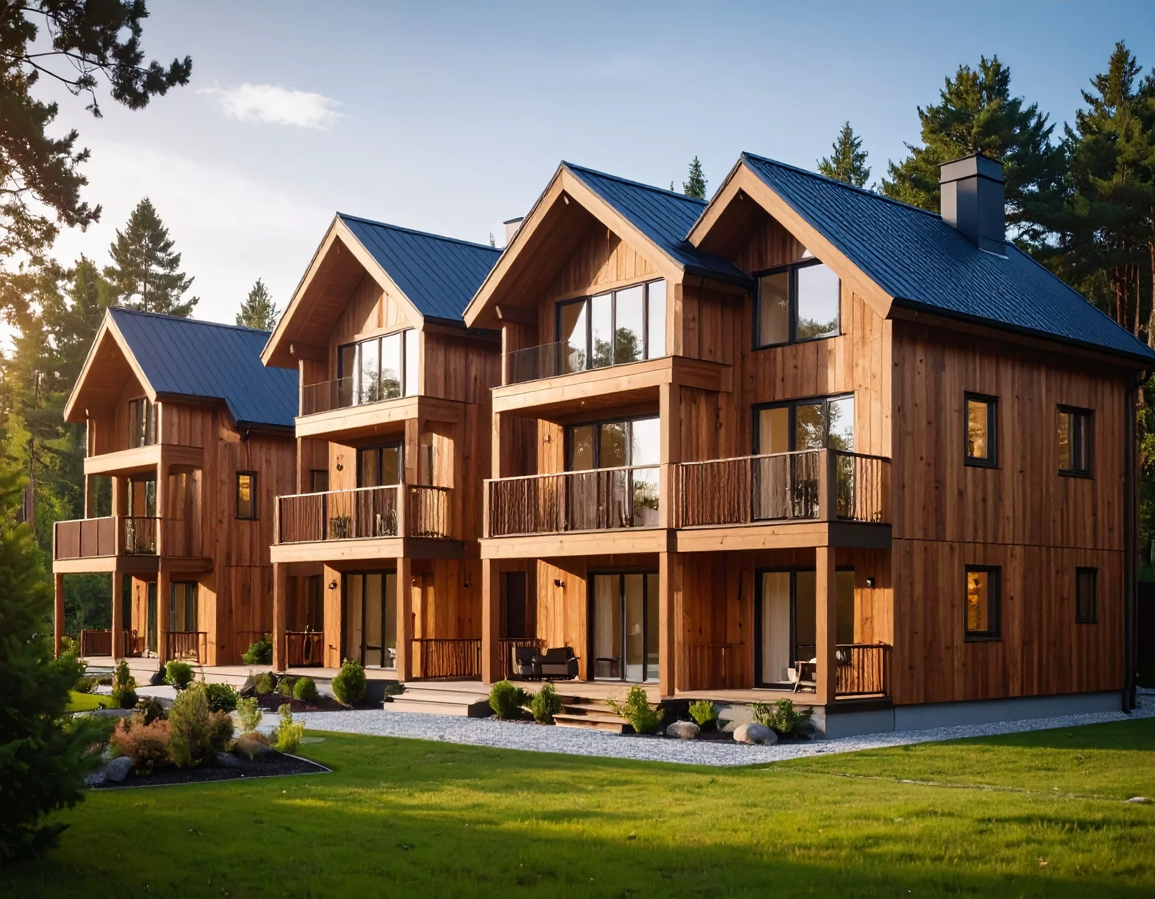 revêtements de façades sur les logements collectifs - ©IA FireFly