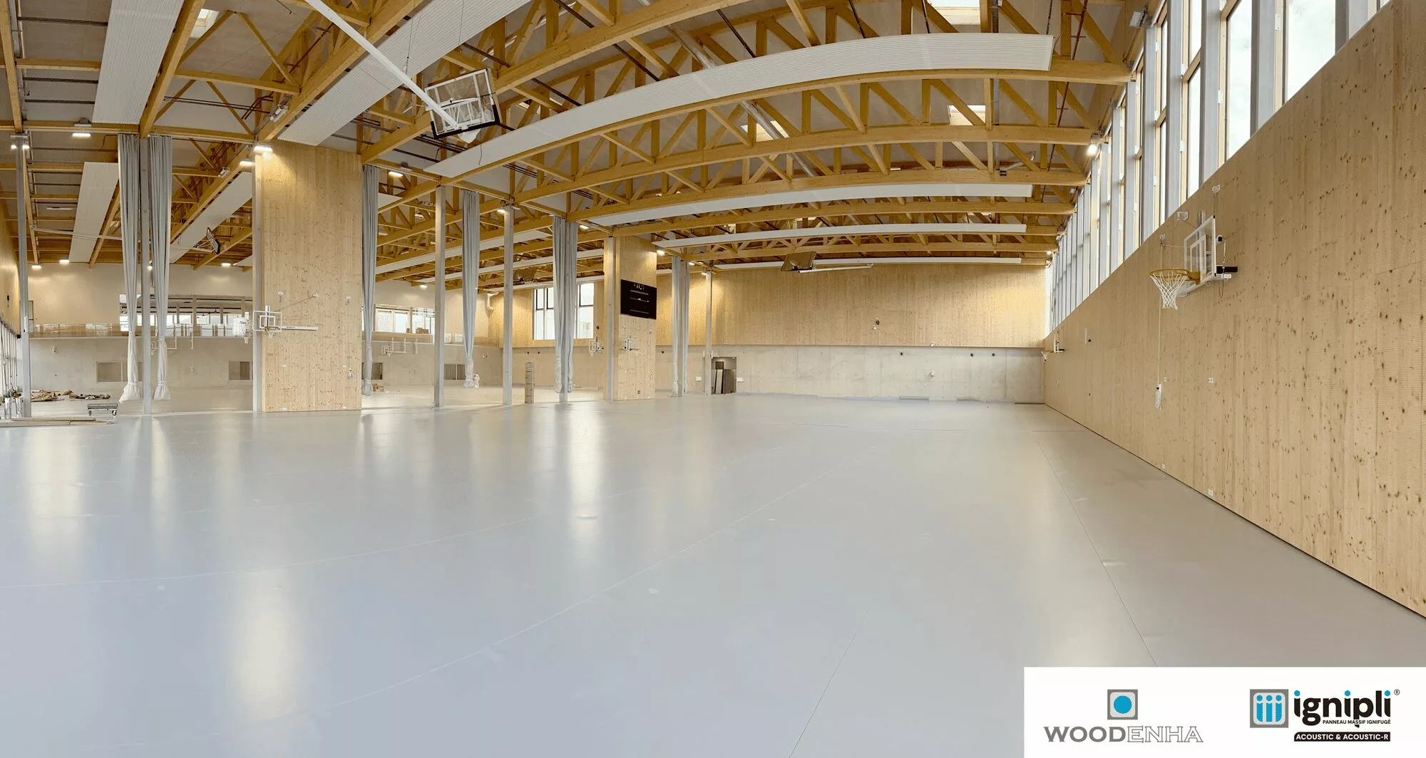 Complexe-sportif-Corbeville Saclay - Woodenha - Ignipli® Acoustic