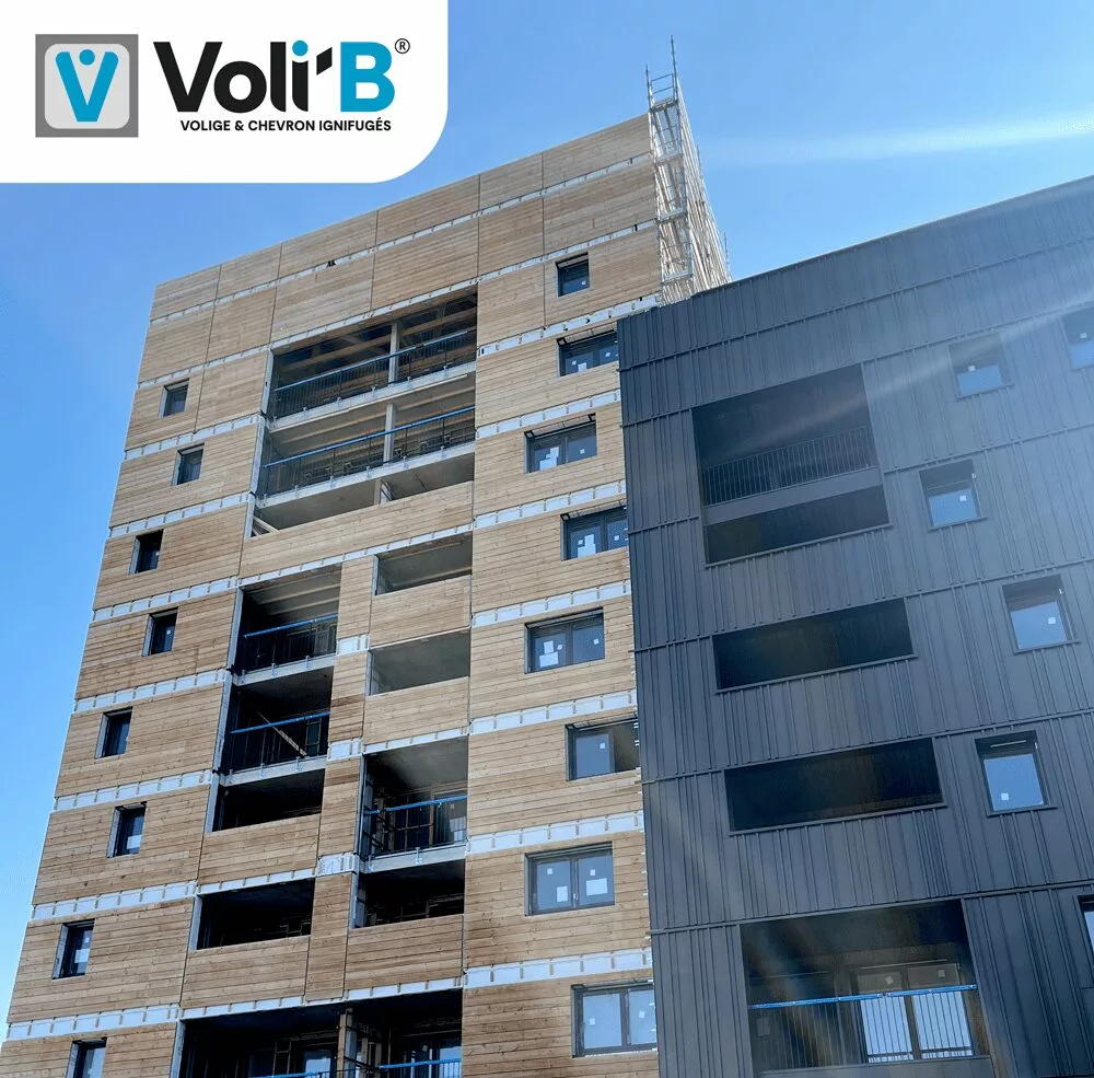 Voli'B - Voliges & chevrons ignifugés - Marquage CE système 1 - Woodenha Industries