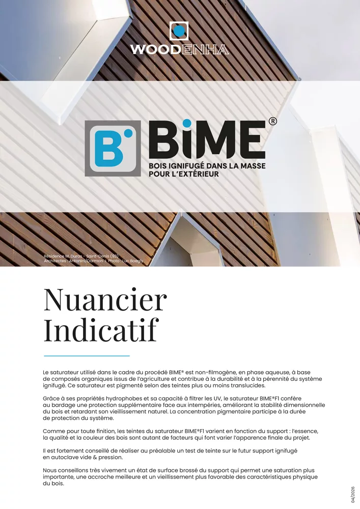 Nuancier_BIME®-04-2026-Woodenha Industries